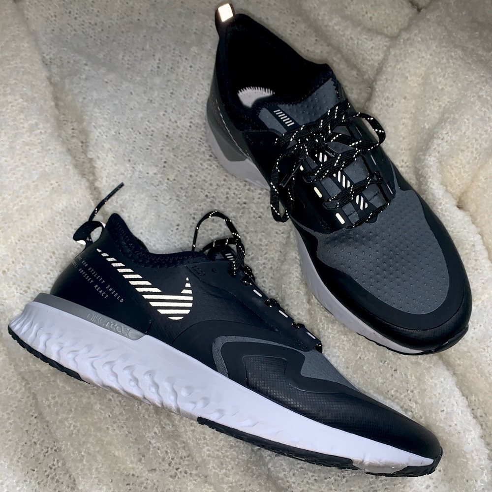Women’s Nike odyssey react running shoes.